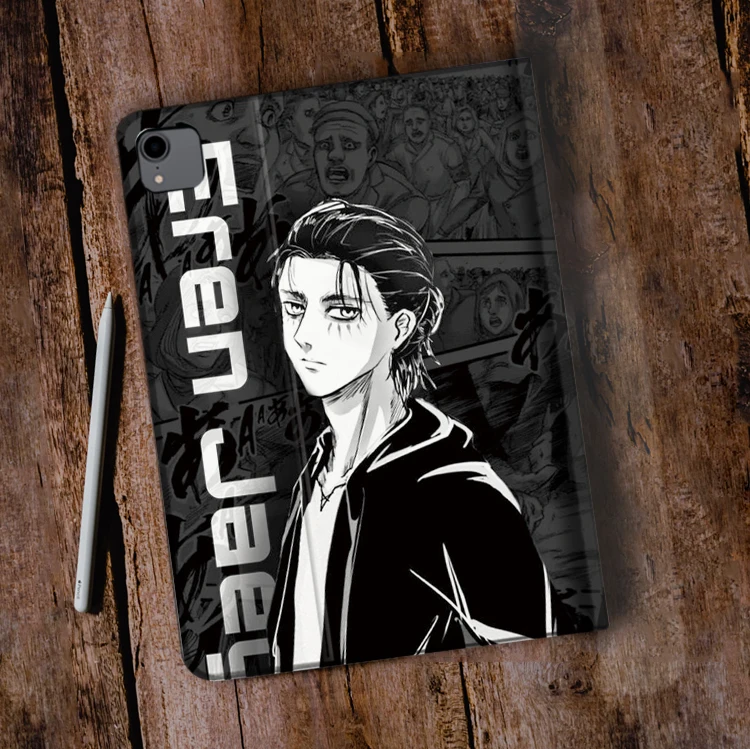 Attack on Titan  Eren Jaeger Case For iPad 10.2 7th 8th Air 2 3 Mini 1 2 3 5 Case Luxury Silicone For iPad Air 4 iPad Pro11 Case