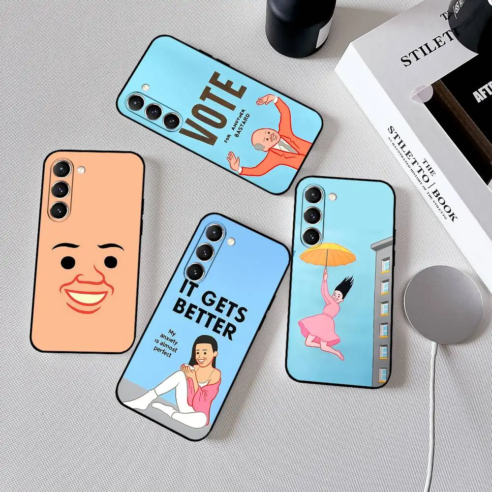 

Funny J-Joan C-CornellaS Phone Case Black Ultra-thin Shockproof Case For Samsung S24/S25/S22/S30/Note20/Lite/Ultra/5G/Plus/FE