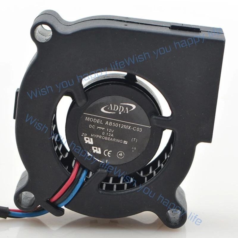 L... for Well Tested AB5012MX-C03 DC12V 0.12A 5CM 5020 Three Pins Cooler Fan