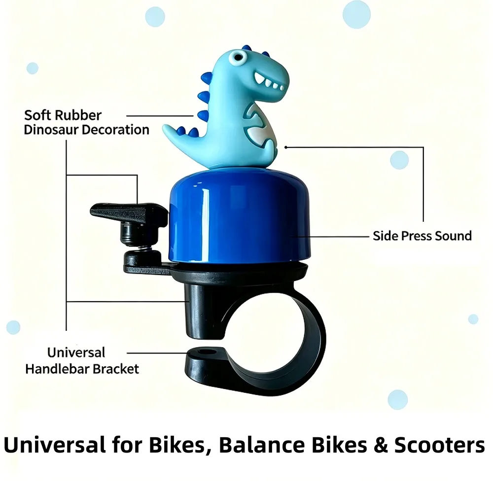 Cartoon-Fahrradklingel, super laut, universell für MTB, Roller, Fahrrad-Sicherheitshorn für Kinder und Erwachsene, Fahrrad-Deko-Zubehör, Geschenk – Detail 3