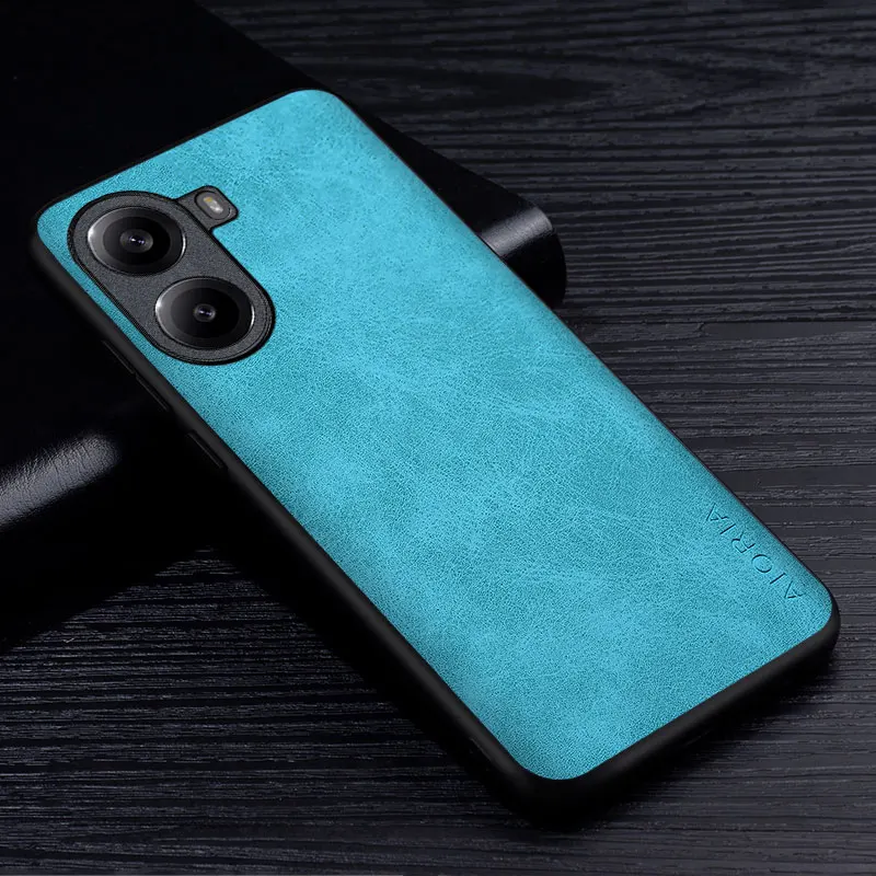 Premium PU Leather Case for Poco X7 Scratch-Resistant Solid Color Cover for Poco X7 Pro Case