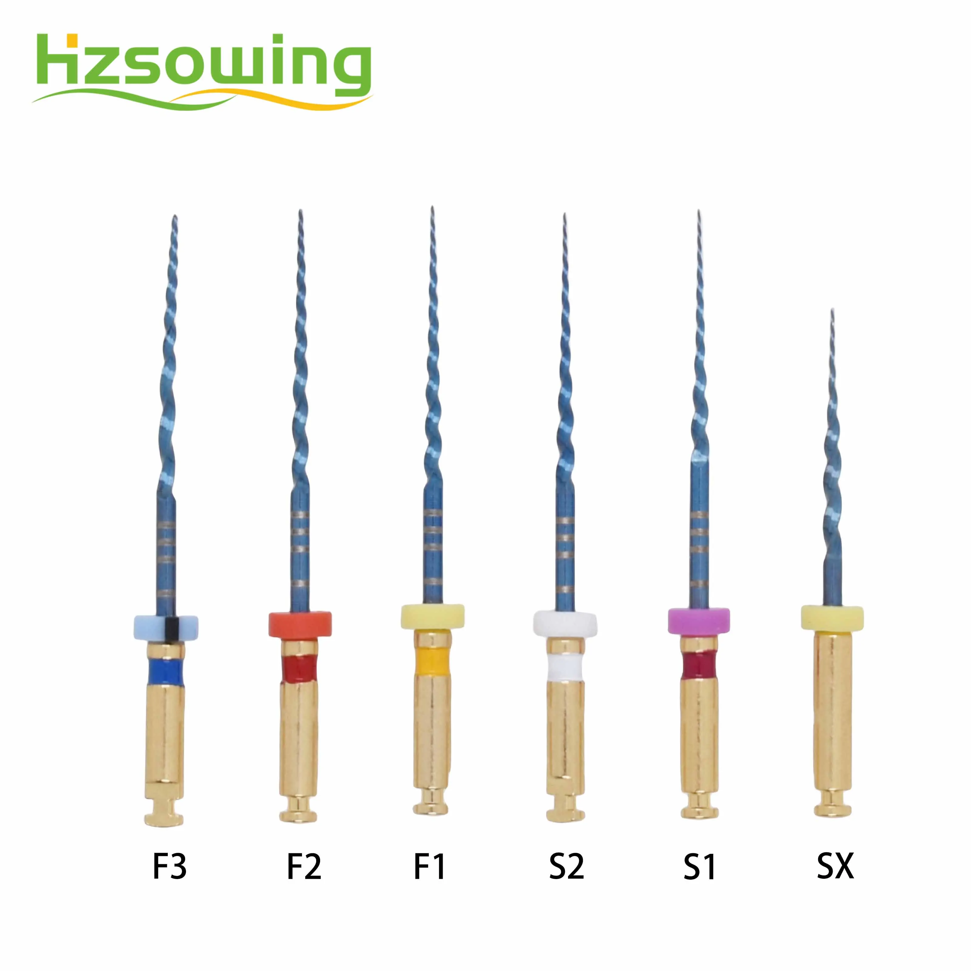 

Dental Rotary Files Super Taper Endodontics Flexible Files Blue Color With Heat Activation Engine Use Dentist Materials