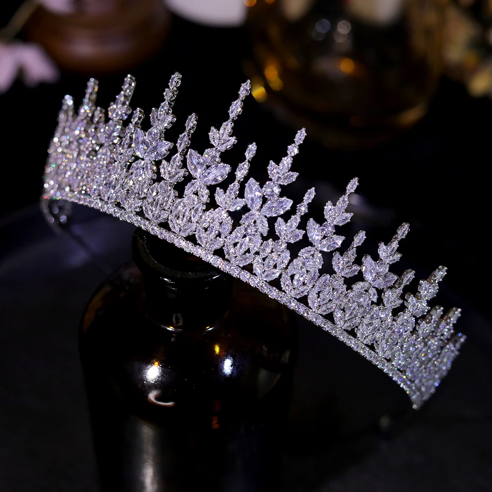 NEW Diadem CZ Butterfly Crowns Bridal Tiaras For Wedding Bride Hair Jewelry Accessories Women Sweet 15 Birthday Prom Headband