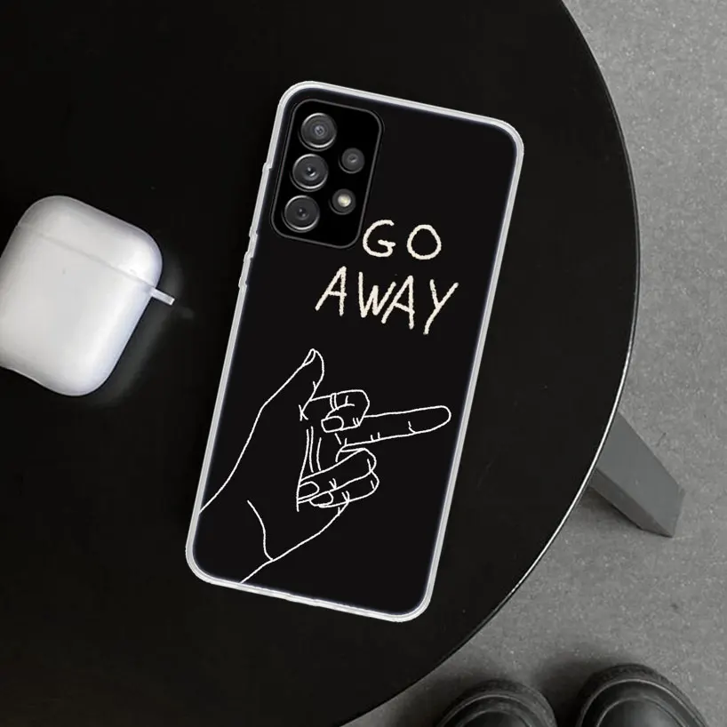 Middle Finger Phone Case for Samsung Galaxy A17 A16 A26 A36 A56 A57 A37 A15 A25 A35 A55 A14 A24 A34 A54 A13 A23 A33 A53 Galaxy A