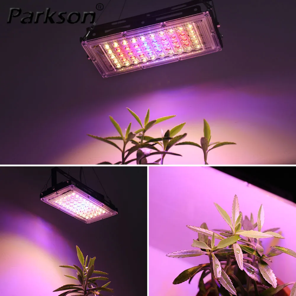 impermeavel full spectrum led grow light sistema de crescimento hidroponico 50w flor de semente ip65 plantio de estufa 01