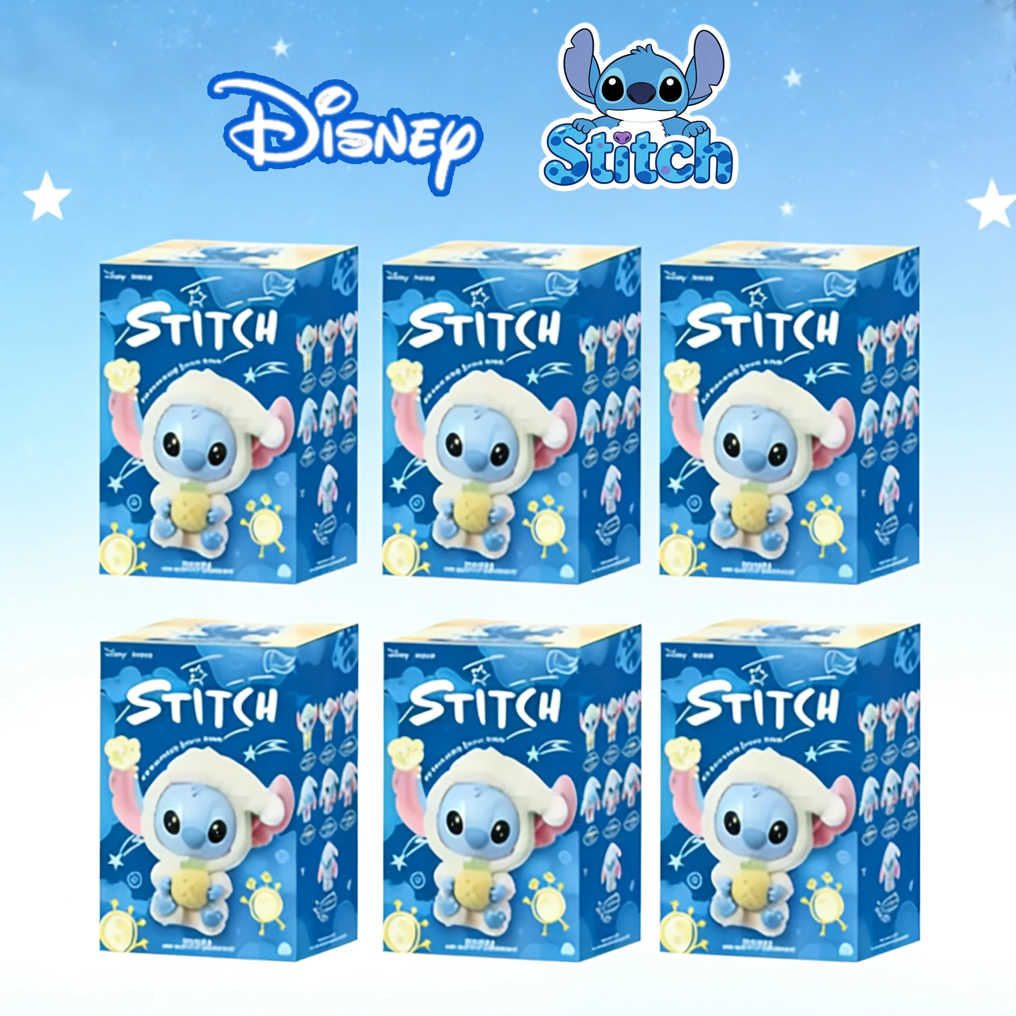 ديزني غرزة 2025 دبوس الأكل سلسلة وقت النوم أعمى ألعاب من نسيج مخملي لطيف دمية صندوق غامض حقيبة للحمل الزخرفية Gif