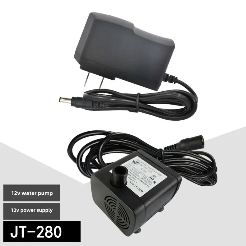 12V24V micro DC brushless pump Solar submersible pump high lift silent DIY wave pump aquarium