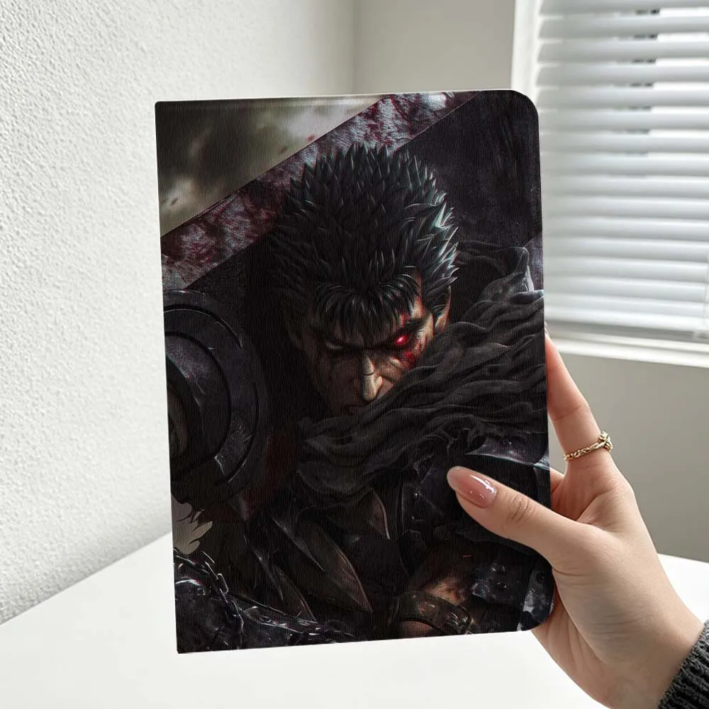 Anime B-Berserk Cool For iPad Pro Air mini 7 6 5 4 3 2 1 9gen M5 M4 11th 10th A17 Pro A16 Soft Inch Tablet Case Cover