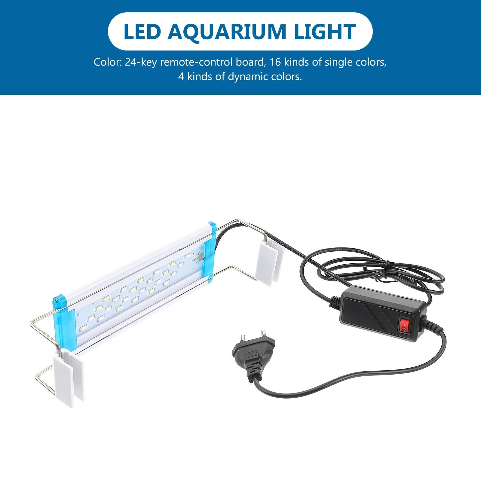 

1Pcs Aquarium LED Lamp Fish Tank Landscaping Light Strong Break Resistance Tank Mount Buckles Suitable All Sizes Long Service