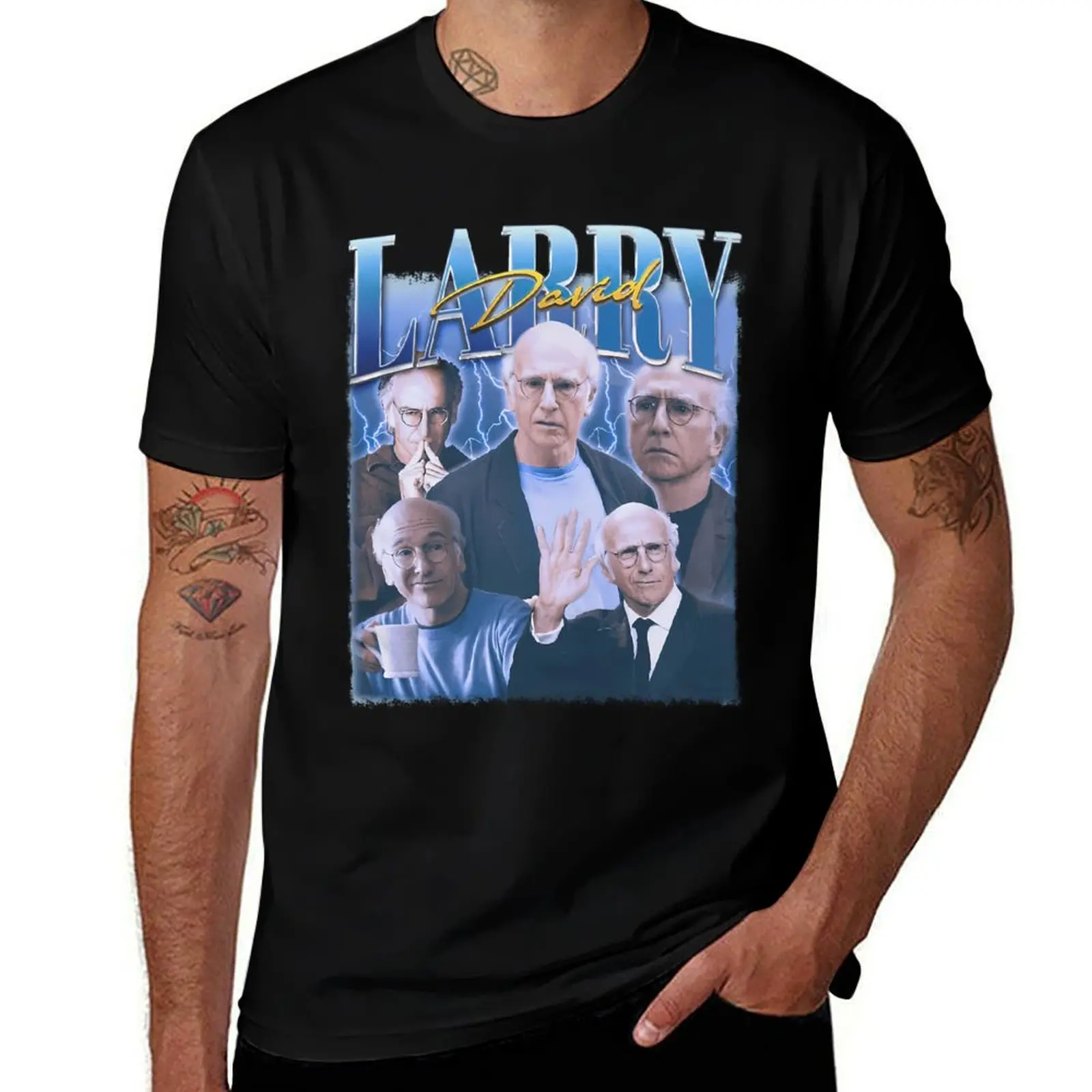 Larry David Retro T-Shirt cotton t shirt man man tshirt man t shirts for men casual T-shirt