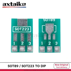 20 pz SOT89 SOT-89 SOT-223 SOT223 a DIP scheda di trasferimento PCB DIP Pin Board Pitch Transistor IC scheda di conversione piastra adattatore