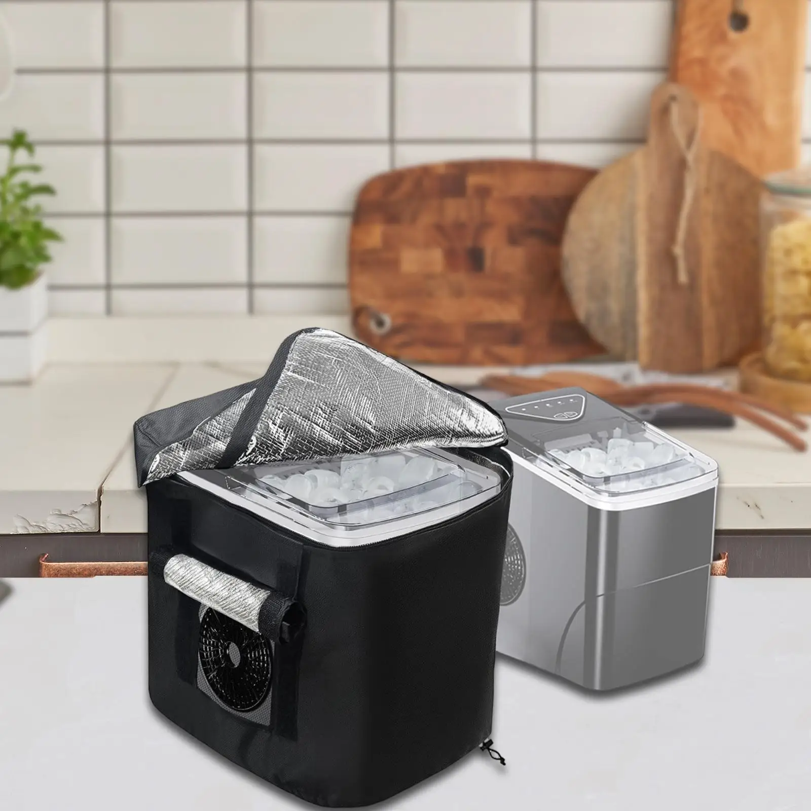 

Countertop Ice Maker Cover Home Dust Cover for Garage Bread Machine Home