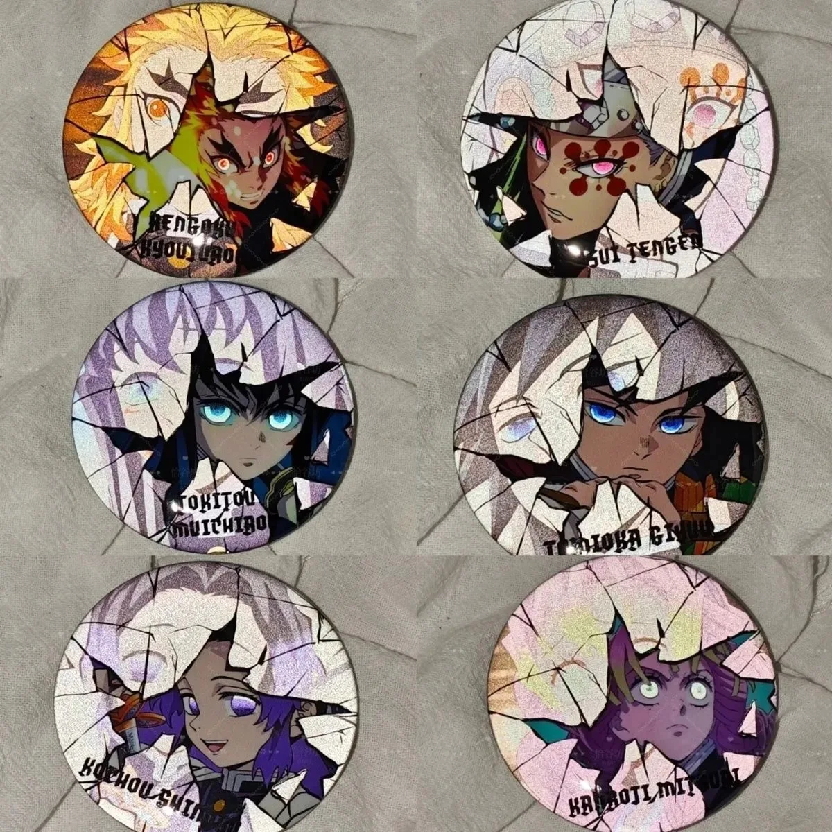 ゴーストスレイヤーブレード粉砕コスプレバーバッジアニメバー雑穀ペンダント周囲反射ハンサム漫画