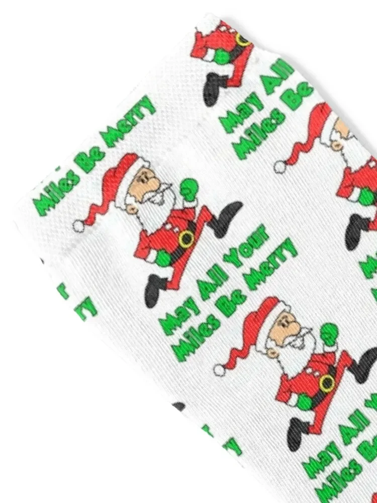 قد تكون كل مايلز بك مرحًا، جوارب سانتا الكرتونية هدية للشتاء، جوارب هيب هوب حرارية للرجال والنساء، جوارب للرجال #2