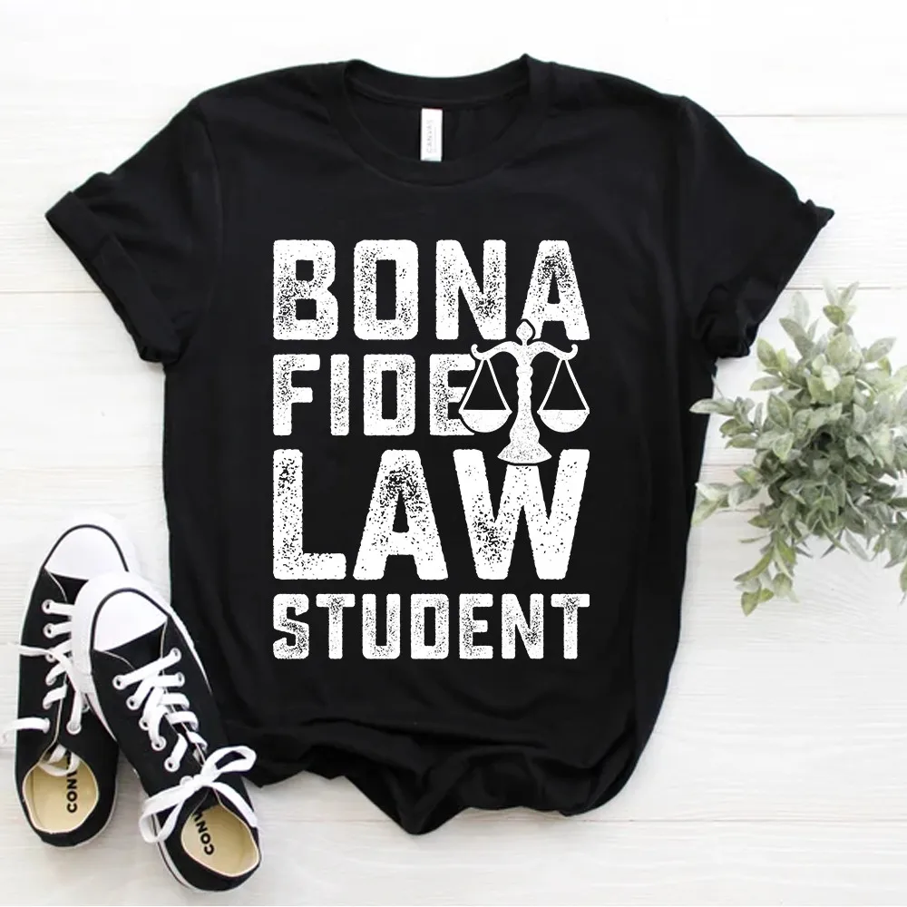 Забавная футболка Advocate Office Lawyer Attorney Bona Fide Law Student