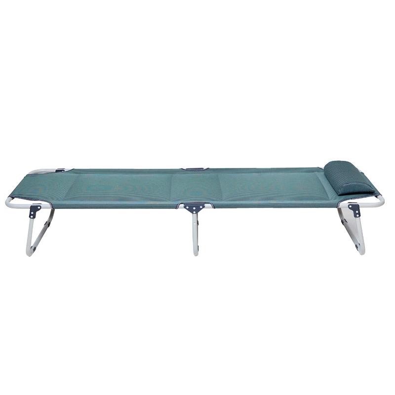 Folding Camping Cot Simple Single Portable Bed For Office Lunch Break Care Outdoor Wilderness Use