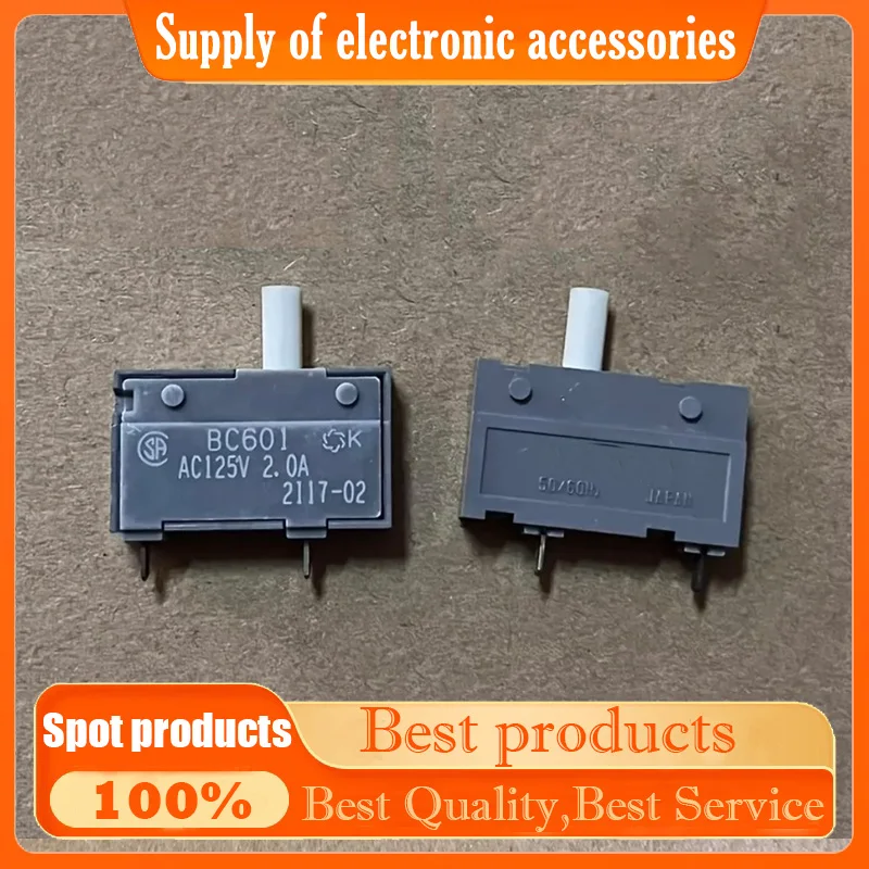 BC601 125V 2A temperature-controlled overload protector Overcurrent switch