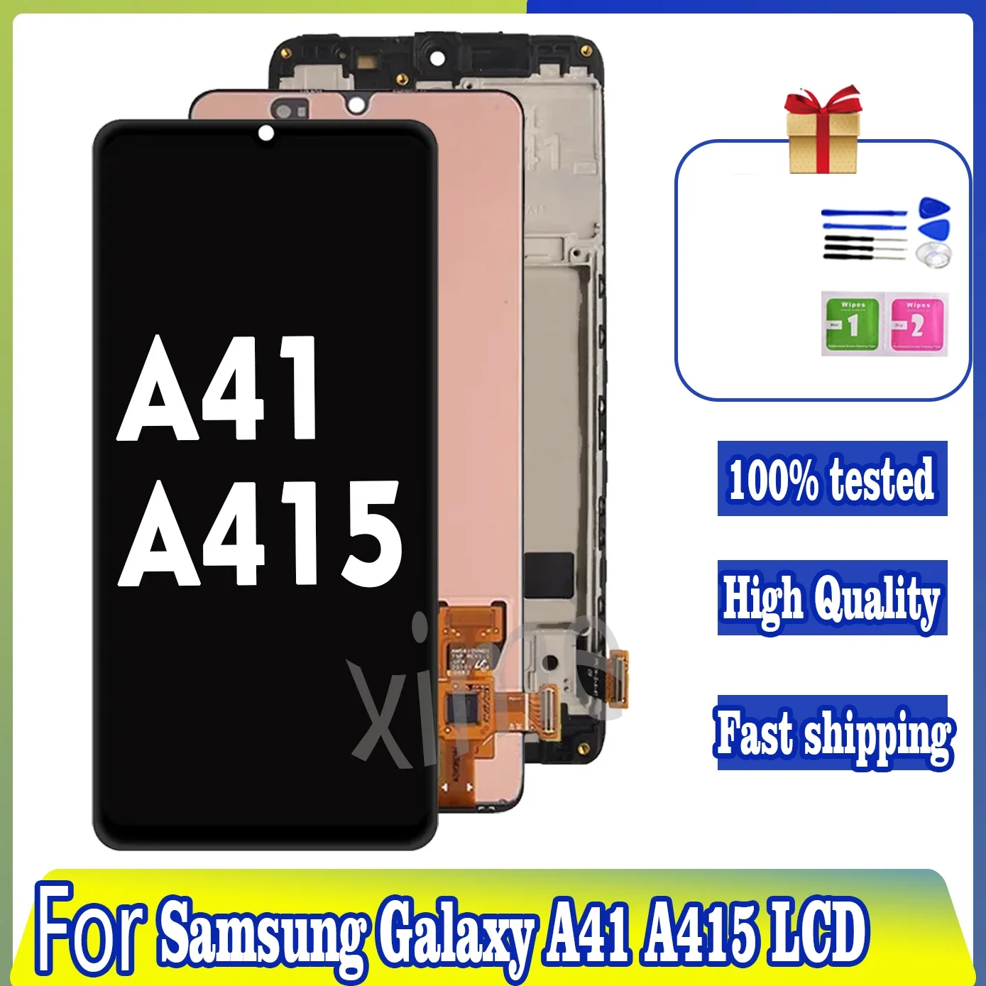 

6.1" Display For Samsung Galaxy A41 A415 A415F/DS A415F LCD Display Touch Screen Digitizer Assembly Repair Parts Tested