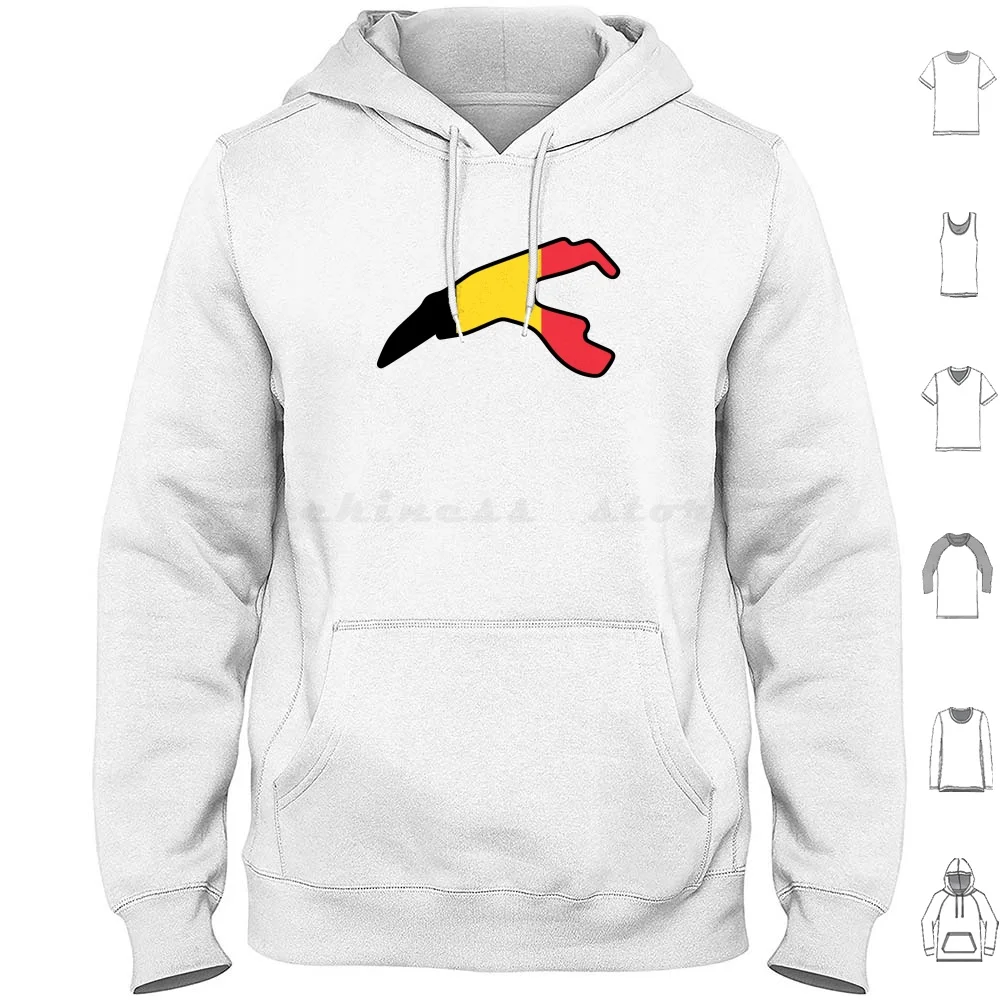 

Spa Francorchamps Circuit Hoodie cotton Long Sleeve Spa Spa Francorchamps Circuit Belgium Gp Grand Prix Nyck De Vries Racing