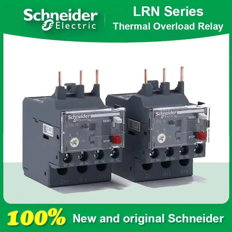 100% New and Original Schneider Thermal Overload Relay LRN21N 12-18A LRN22N16-24A LRN32N 23-32A LRN35N 30-38A LAEB1N