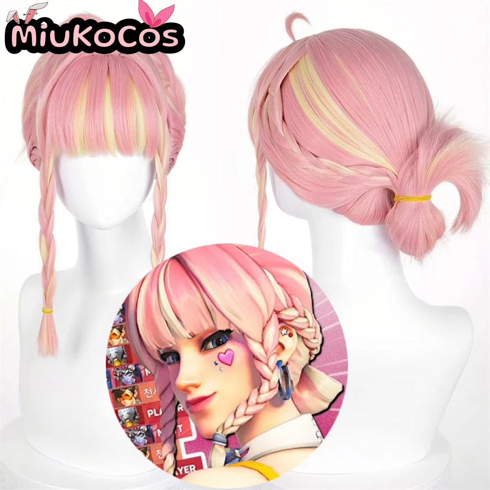 

В НАЛИЧИИ Стадион Сборка Eleyzhau Overwatch Косплей Парик MiukoCosplay Game Overwatch2 Косплей