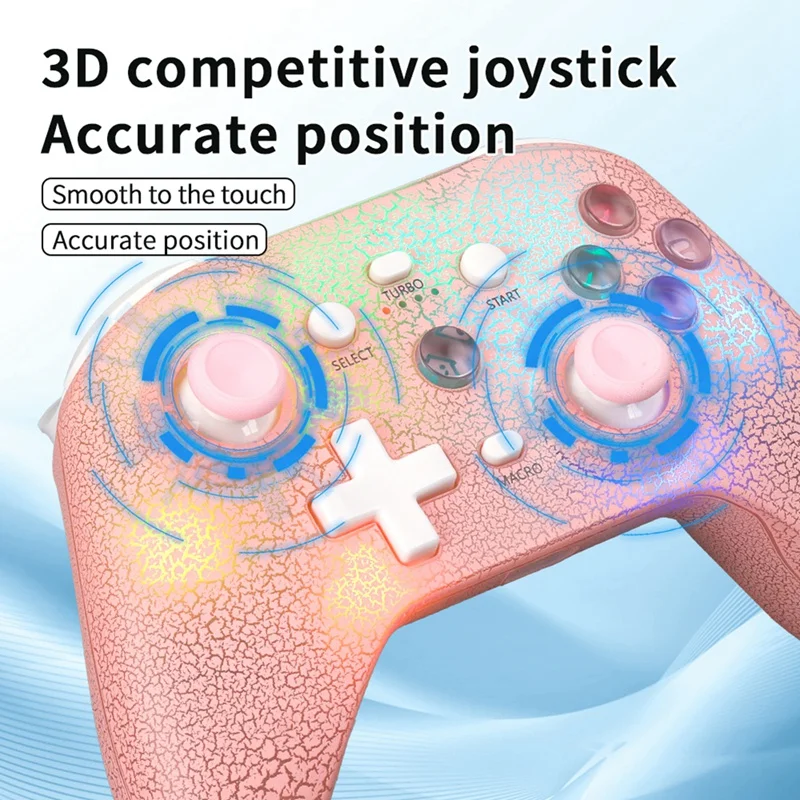 Ns21 Wireless Game Console+Receiver For Switch/Ps3/Ps4/Android/Ios 6-Axis Gyro Joystick Dual Motor Bluetooth Gamepad image 6