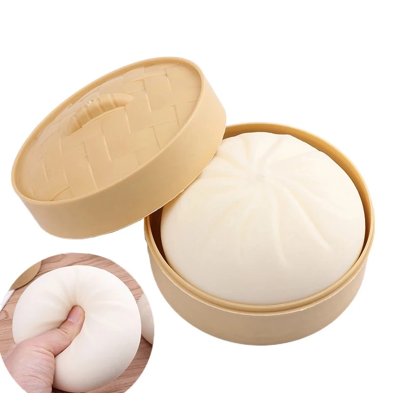 Decompression Kawai Soft Slow Rebound Toy Biscuit Bun Slow Rising Stress Relief Toy Funny Kitchen Squishy Fidget Toy Pack Gifts