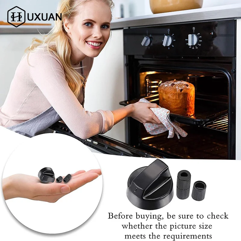 4Pcs Replacement Switc Knob Plastic Knob Gas Stove Control Knob General Range Oven Knob Cooker Hob Knob For Benchtop Burner
