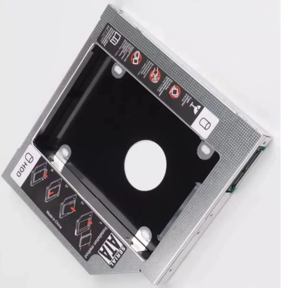 12.7mm 2nd Hard Drive HDD Optical bay Caddy Bracket for Asus N53J K73S K73SD K73SV X55 X55A X54C X55C X55V X55VD (Not fit X55s)