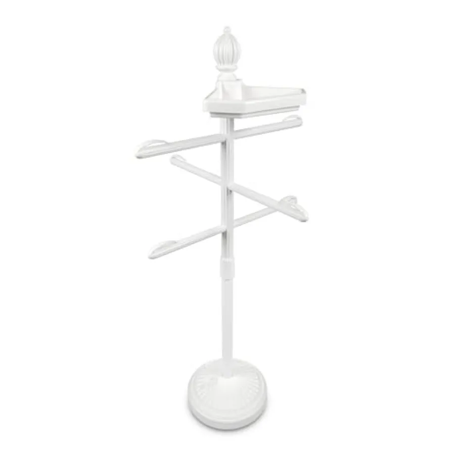 

Pool and Spa Valet, Adjustable Pool and Patio Towel Holder with Weighted Base, Outdoor Towel Bar, Poolside Table