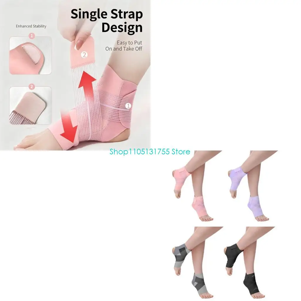K0EF Interior Grip Ankle Support Ankle Guard for Basketball and Tennis Training