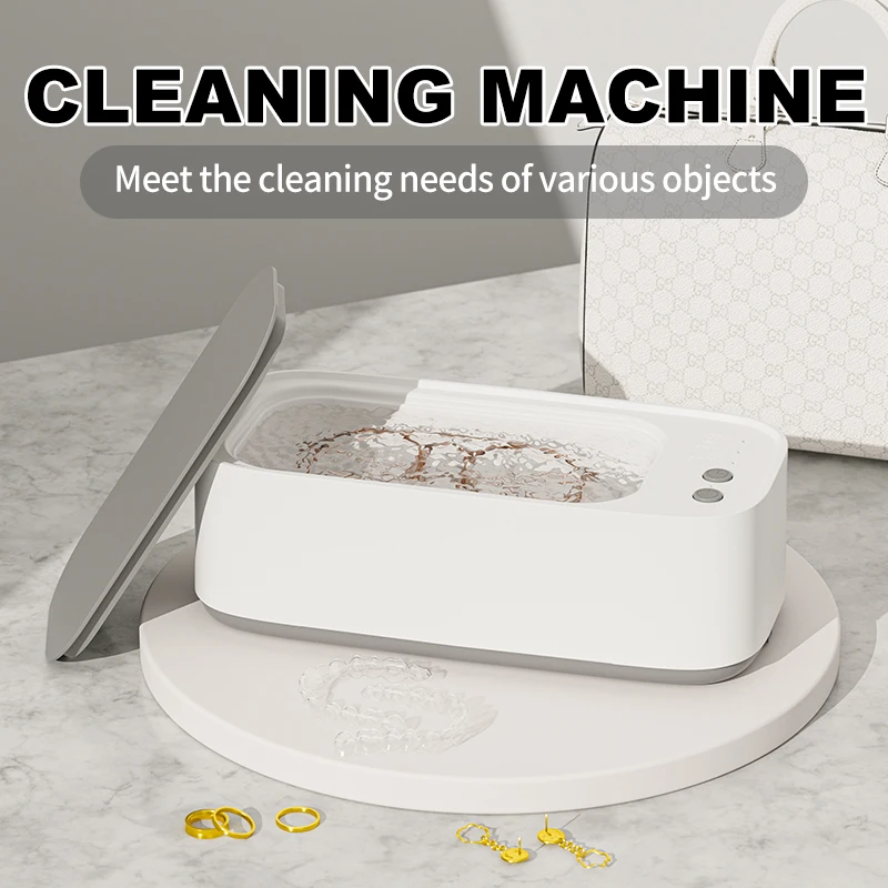 USB Powered High Frequency Vibration Ultrasonic Cleaner, Multi-Purpose Cleaning Tool for Jewelry Watch Glasses Bracelets