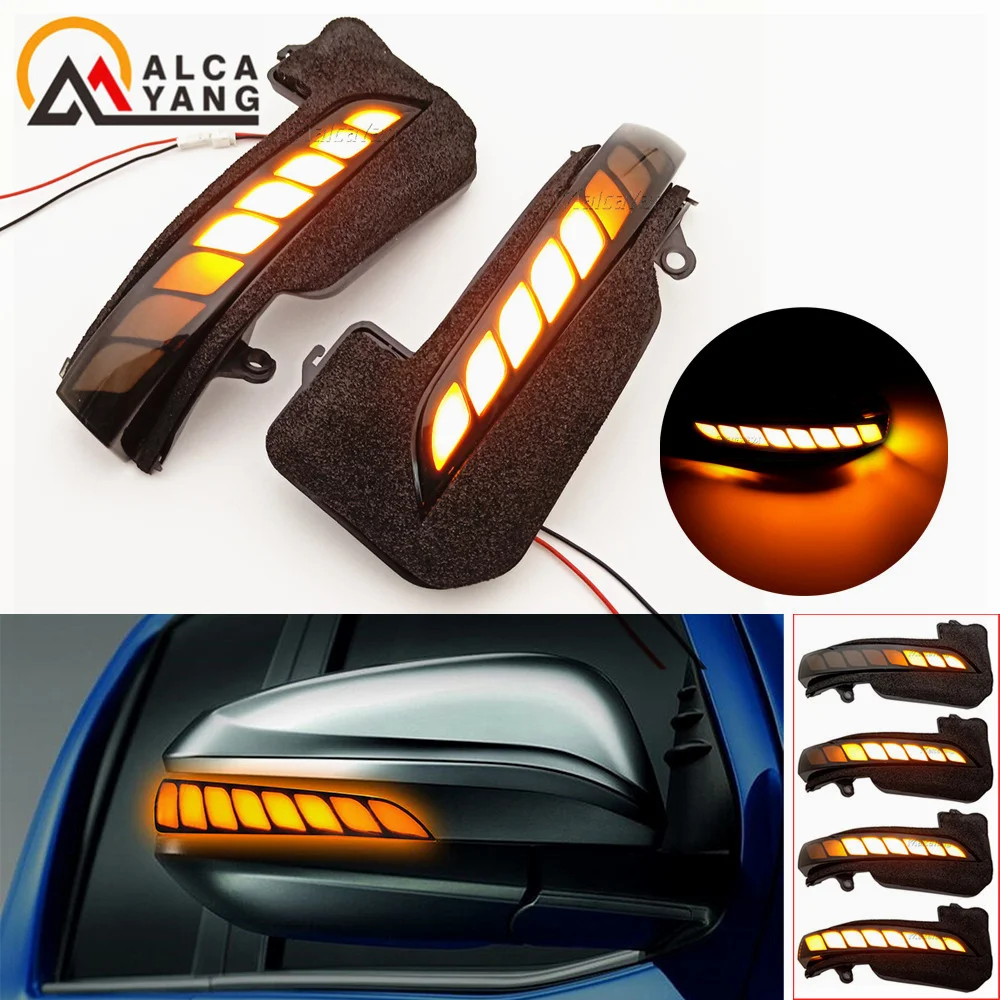 For Toyota Hilux Fortuner Innova SW4 2016 2017 2018 2019 2020 2021 Dynamic LED Blinker Indicator sequential Turn Signal Light