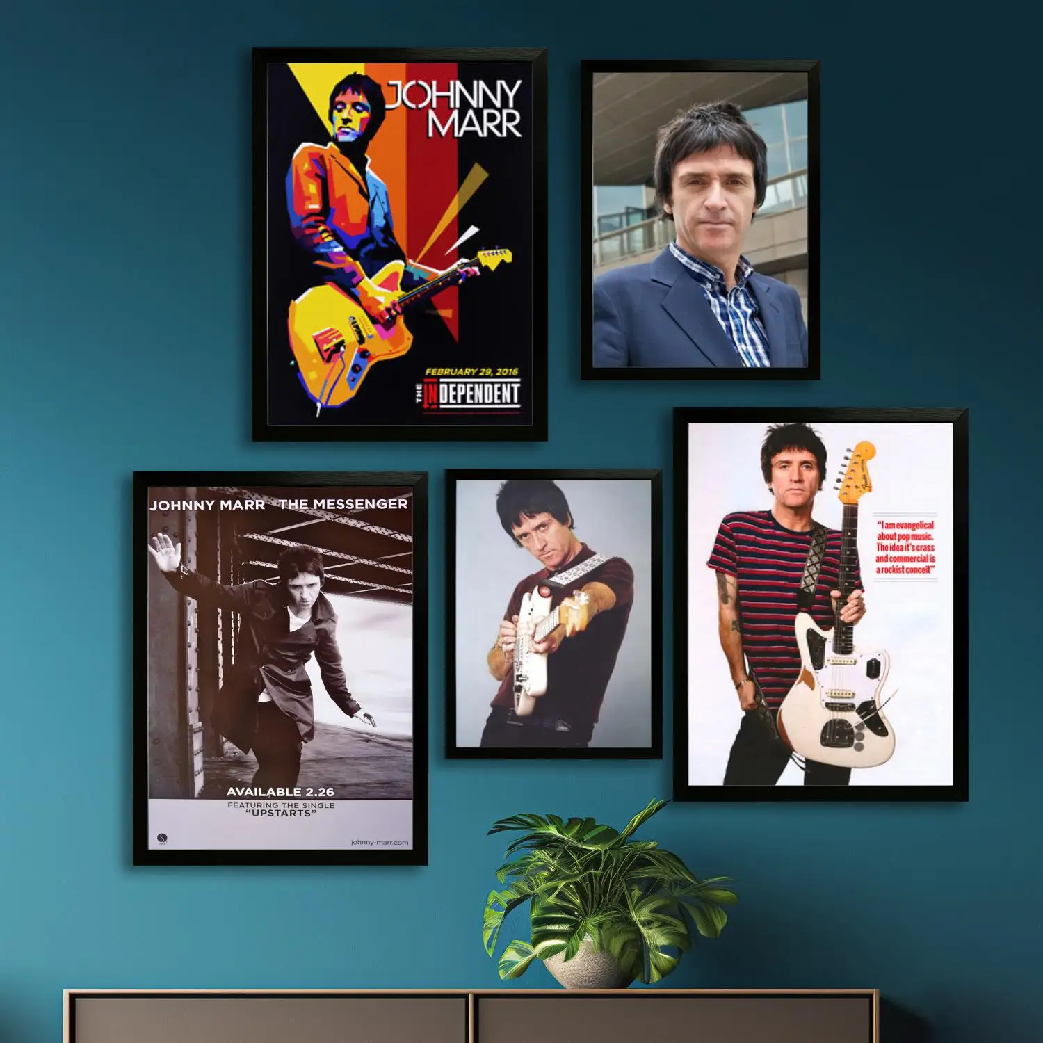 Johnny Marr Canvas Art Poster and Wall Art, Picture Print, Modern Family, Bedroom Decor, Posters,Decorative painting