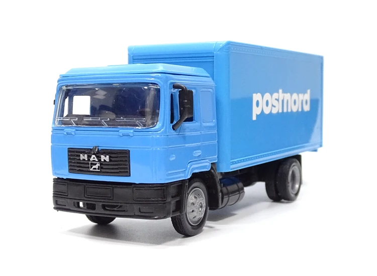 1/43 Duitse Man Vrachtwagen Posttransporter Legering Voor Plastic Wagen