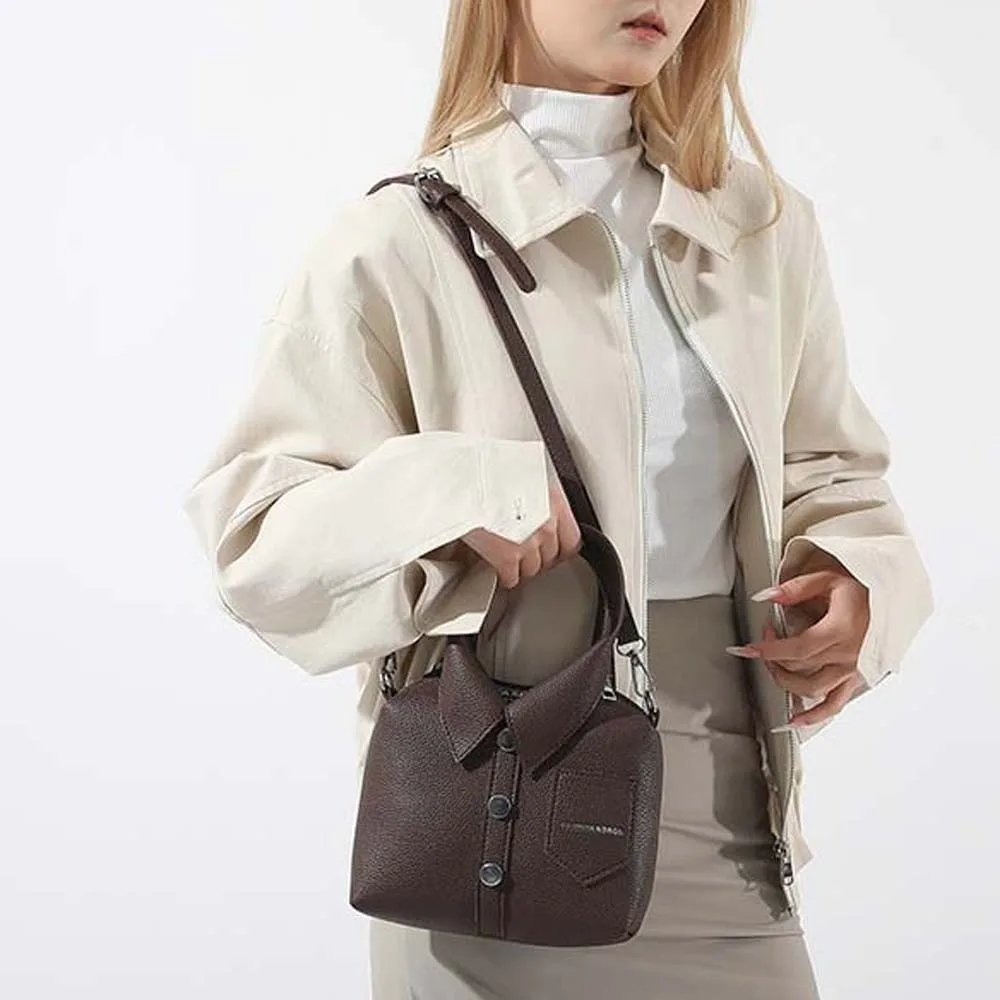 

Elegant Clothes Shaped Crossbody Bag Korean Style Creative Square Compact Shoulder Bag Shirt Shaped Texture Women Handbag Ladies