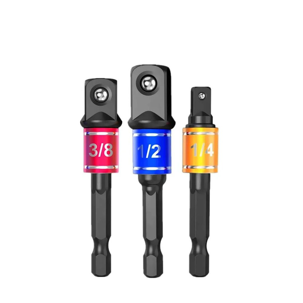 Impact Grade 105-graad hoekdopadapter Power Handgereedschap Onderdeel Driver Verlengset Schroevendraaierhouder Boormoerbevestiging