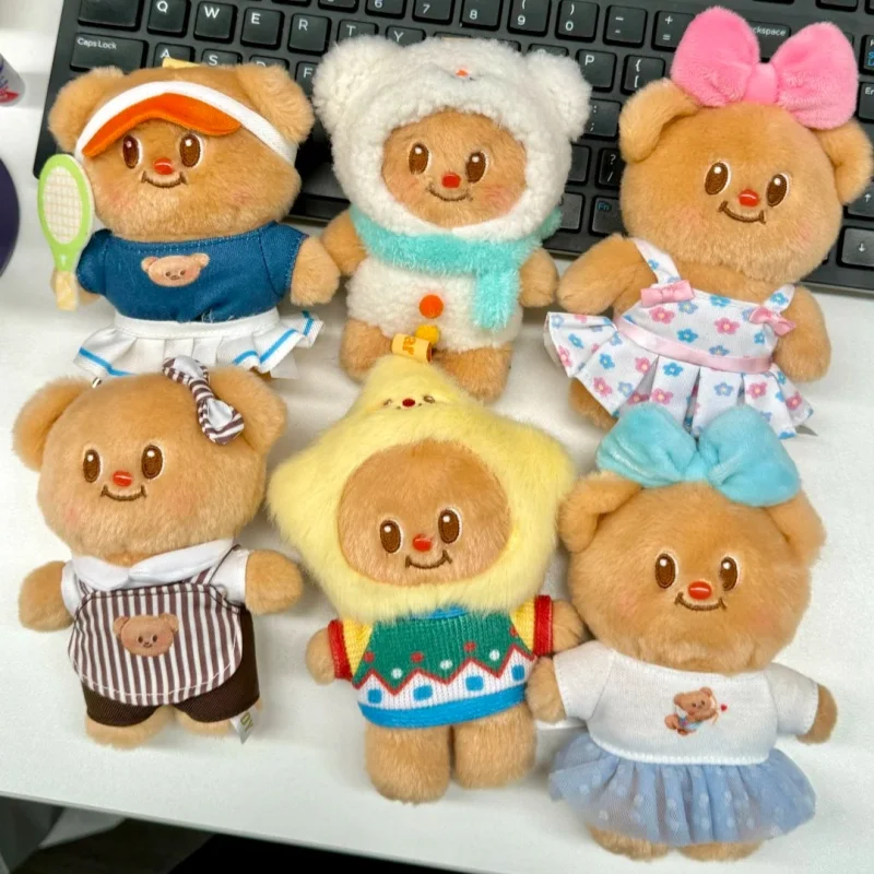 

New Genuine Butter Bear Versatile Wardrobe Series Blind Box Vinyl Doll Kawaii Bag Pendant Butter Bear Mystery Box Decor Gifts