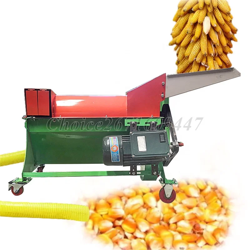 Big Capacity Electrical Corn Thresher Machine Auger Automatic Conveying Corn Peeling Machine