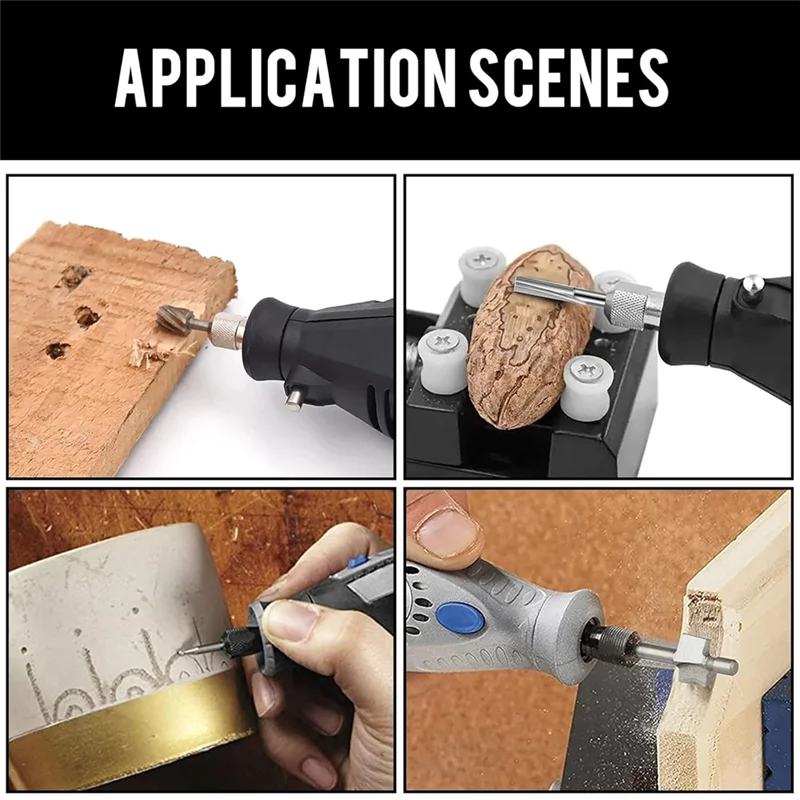 

A70P 20Pc HSS Carving Bits Wood Engraving And Router Bit With 1/8In(3Mm),Rotary Tools Accessories For DIY Woodworking,Carving