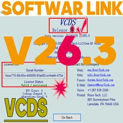 UPDATE SOFTWARE VAG COM VCDS OBD2 Scanner HEX V2 Interface USB FOR VW AUDI Skoda Seat Unlimited VINs Atmega162 Multilingual TOOL