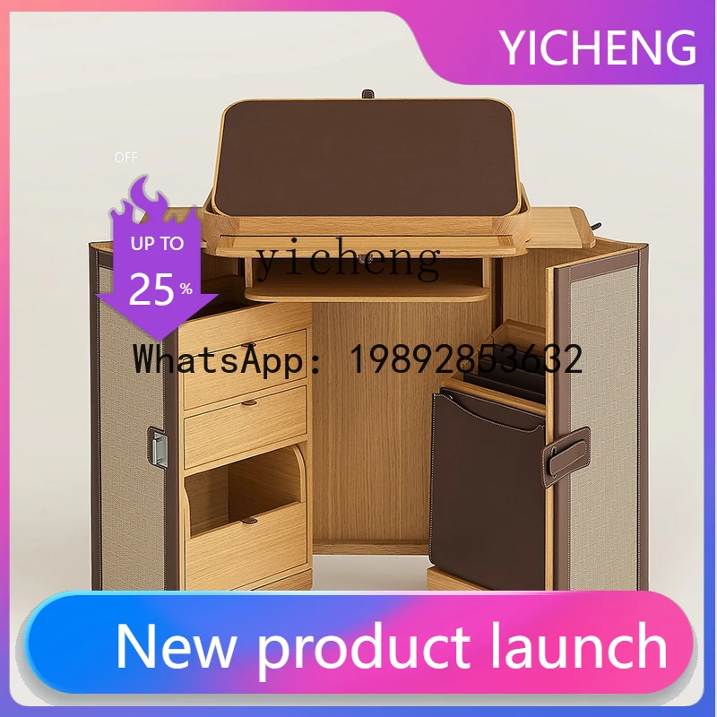 X4   Minimalist Desk High-End Designer Modern Simple and Light Luxury Household Multi-Functional Foldable
