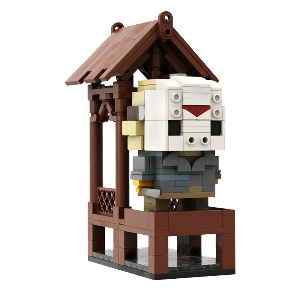 MOC Bricks  Jason Voorhees Brickheadz Anime Figures Cute Doll Juguetes Building Blocks DIY Educational Toys for Children Gift