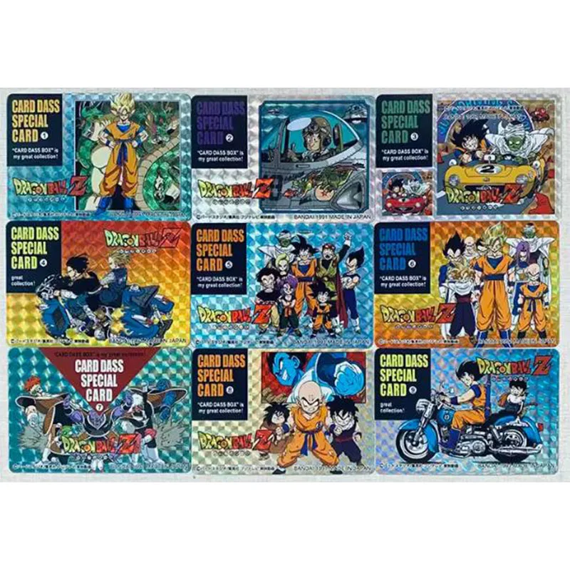 Dragon Ball Collectible Cards Boys Games Toys Table Games Birthday Gifts DIY Anime Trunks Raditz Nami Premium Flash Card 36PC