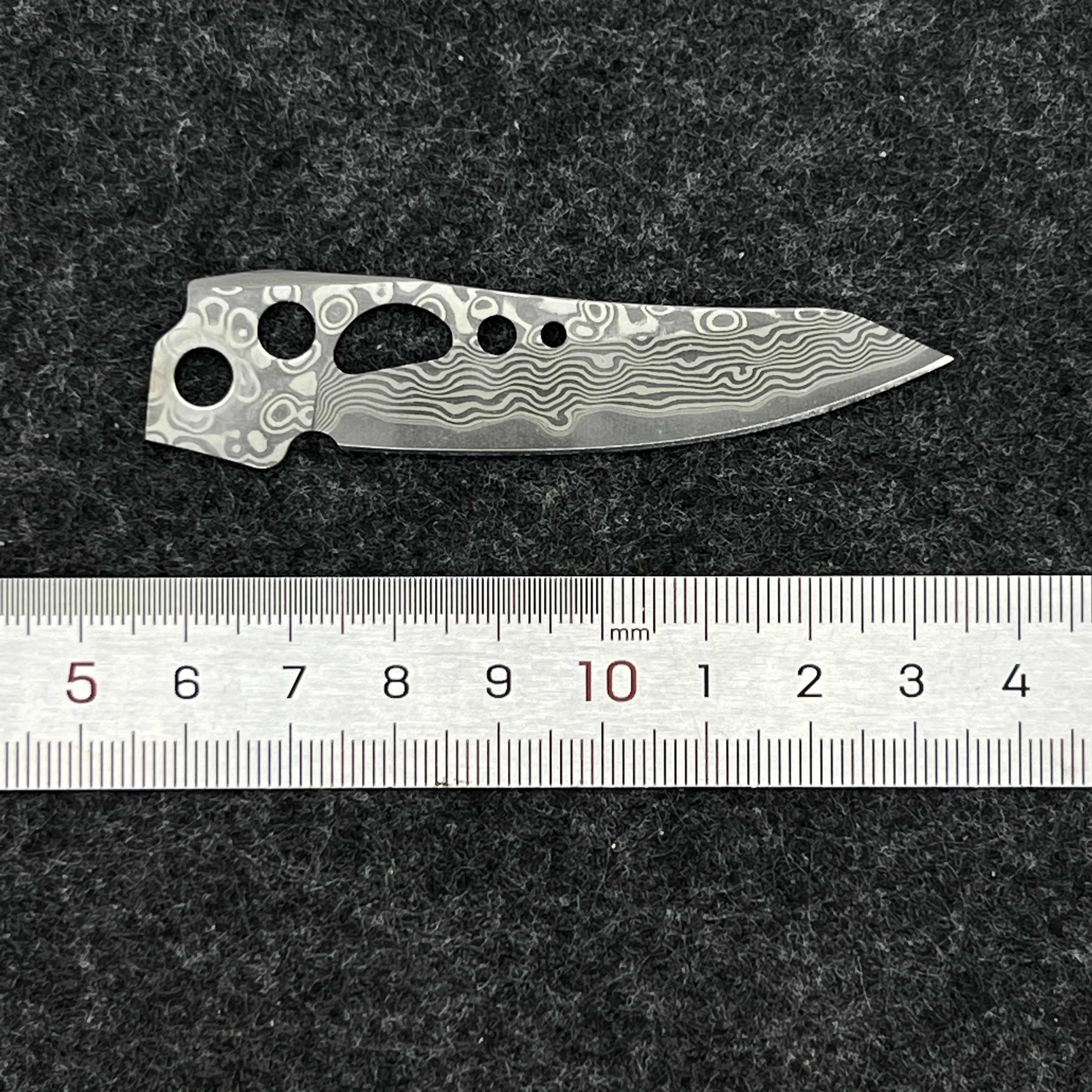 1 piece VG10 Core Damascus Steel Replacement part Blade For Leatherman Skeletool Main knife DIY Accessories