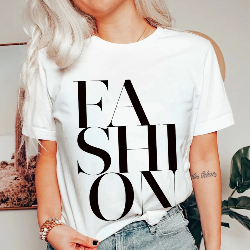 

Fashion Text Print, Stylish, Chic and Trendy,Simple and Kpop Y2k Graphic T-Shirt,Soft Fabric for Style-Inspired Casual Looks