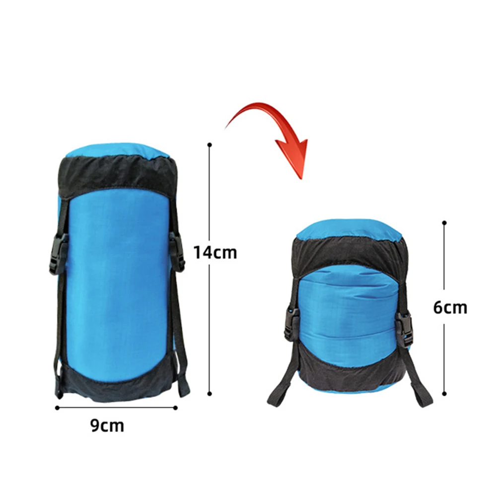 High Density Nylon Webbing Compression Stuff Sack Bag Compression Stuff Sack Bag Outdoor Camping Pack Compression Stuff Sack Bag