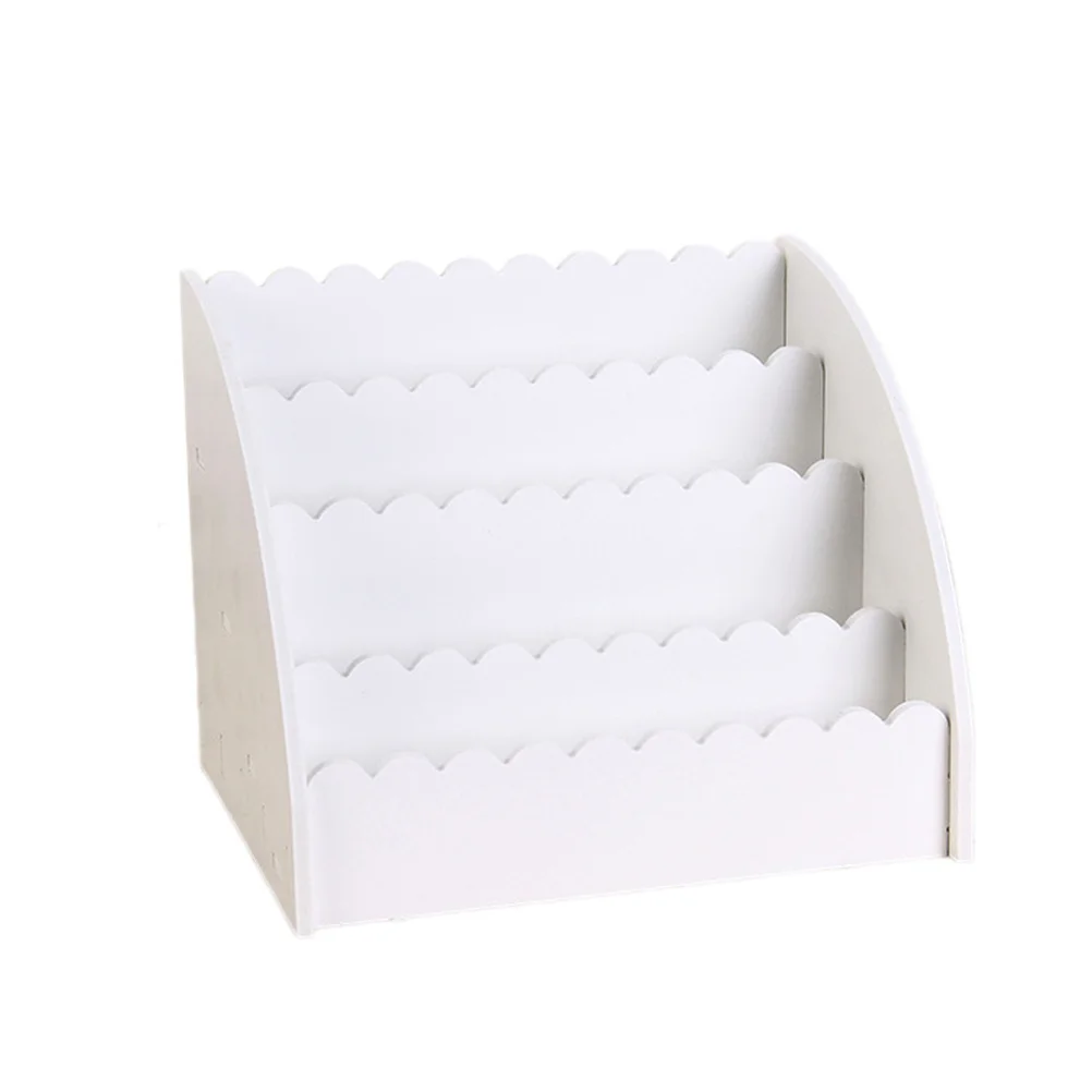 

Organizer Box 4 Compartment Desktop Storage For Makeup Brushes Lipstick Face Cream Tabletop Holder