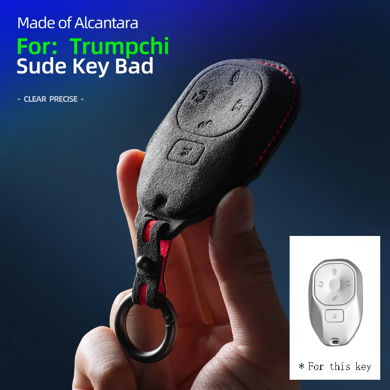 Leather Car Key Case Bag For GAC Trumpchi GS4 GM8 GA3 GA6 SGS7 GA4 GS5 GS3 Legend GS8 Empow J11 J12 J13 J14 J15 J16 Accessories