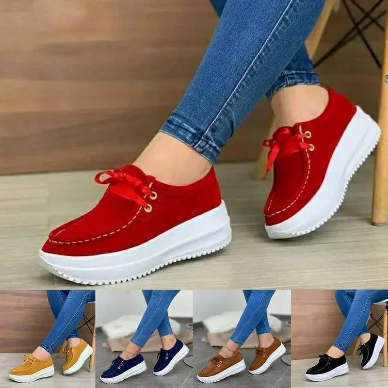 Oddychające trampki na platformie damskie buty na biegunach Plus rozmiar lekkie buty do chodzenia na koturnie codzienne buty sportowe dla kobiety